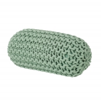 Coussin en tricot - Vert d'eau